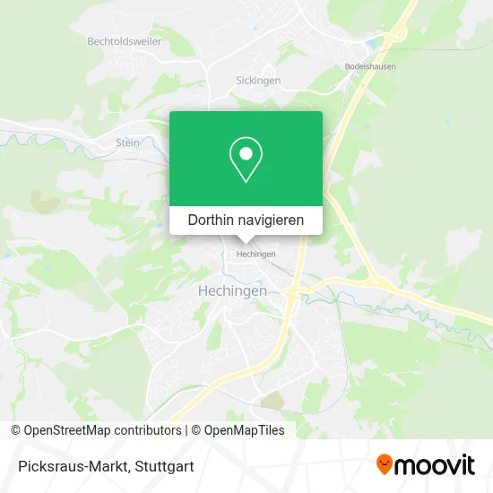 Picksraus-Markt Karte