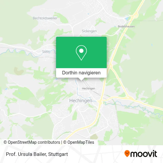 Prof. Ursula Bailer Karte