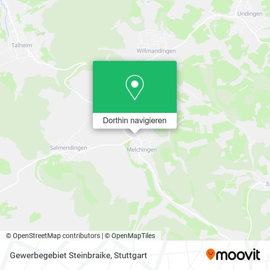 Gewerbegebiet Steinbraike Karte