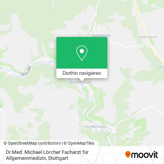 Dr.Med. Michael Lörcher Facharzt für Allgemeinmedizin Karte