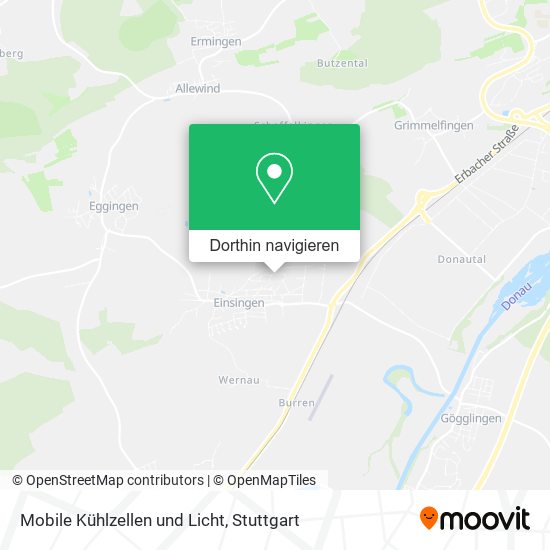 Mobile Kühlzellen und Licht Karte