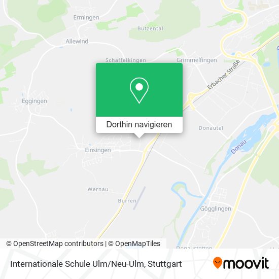 Internationale Schule Ulm / Neu-Ulm Karte