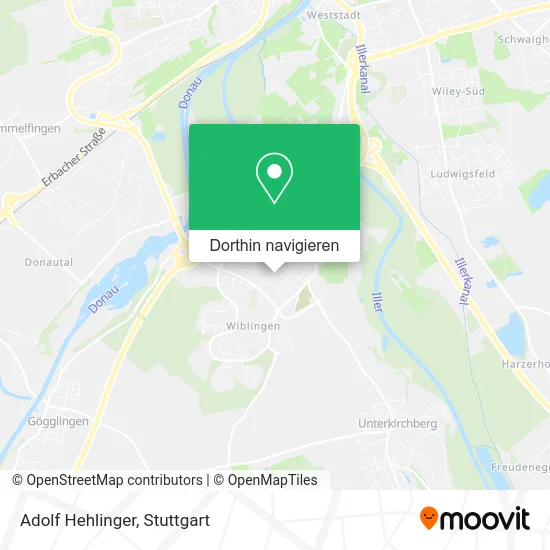 Adolf Hehlinger Karte