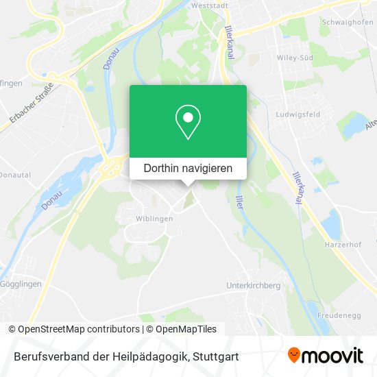 Berufsverband der Heilpädagogik Karte