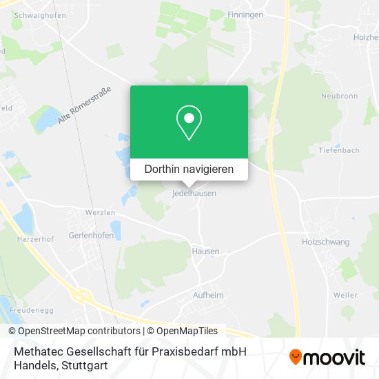 Methatec Gesellschaft für Praxisbedarf mbH Handels Karte