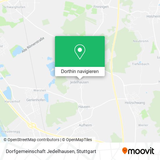 Dorfgemeinschaft Jedelhausen Karte