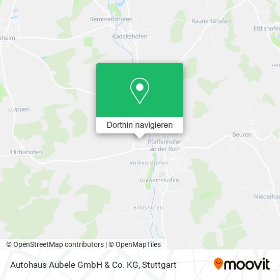Autohaus Aubele GmbH & Co. KG Karte