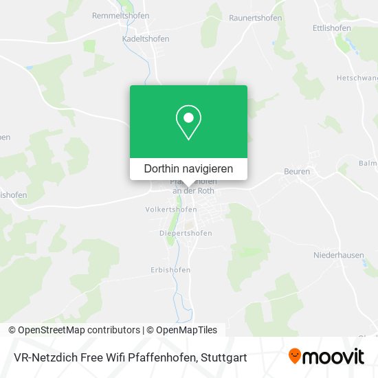 VR-Netzdich Free Wifi Pfaffenhofen Karte