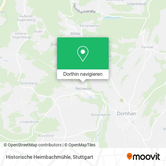 Historische Heimbachmühle Karte