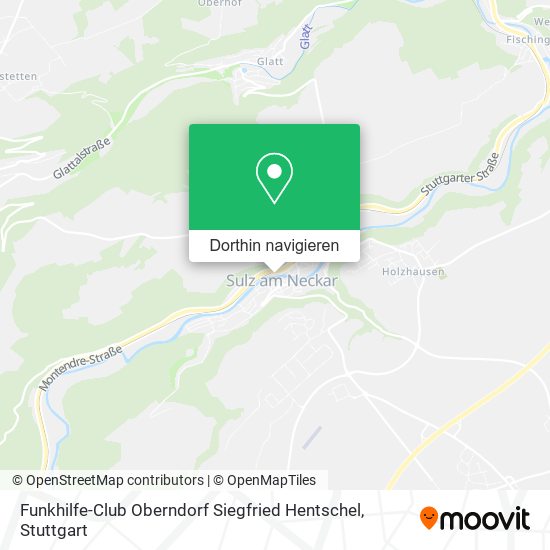 Funkhilfe-Club Oberndorf Siegfried Hentschel Karte