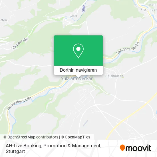 AH-Live Booking, Promotion & Management Karte