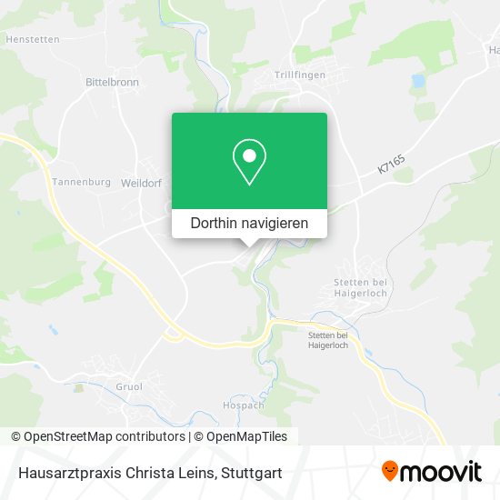 Hausarztpraxis Christa Leins Karte