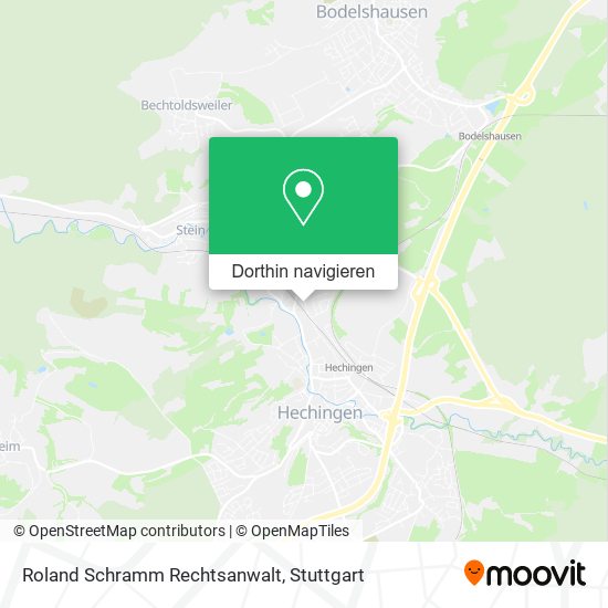 Roland Schramm Rechtsanwalt Karte