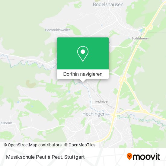 Musikschule Peut à Peut Karte