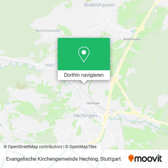 Evangelische Kirchengemeinde Heching Karte