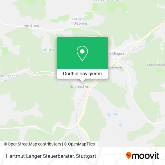 Hartmut Langer Steuerberater Karte