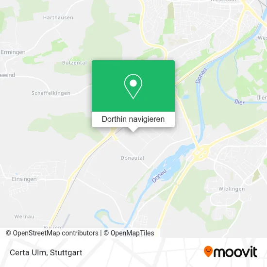 Certa Ulm Karte