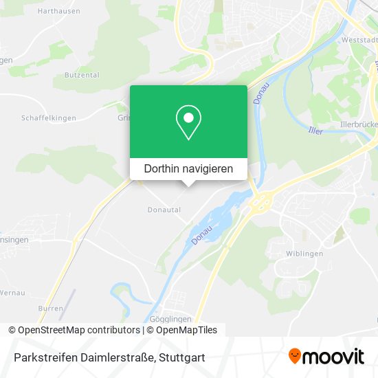 Parkstreifen Daimlerstraße Karte