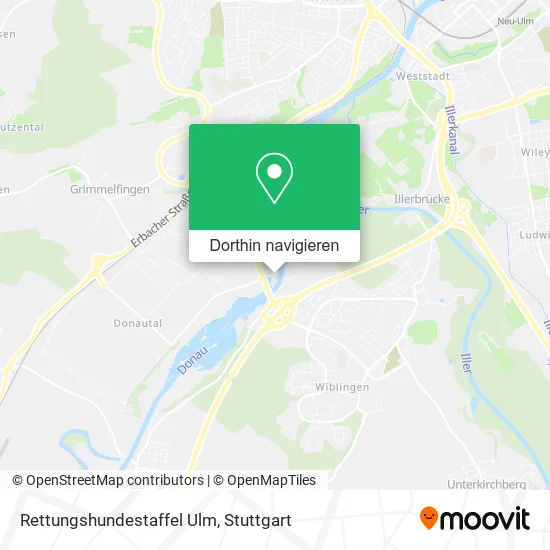 Rettungshundestaffel Ulm Karte