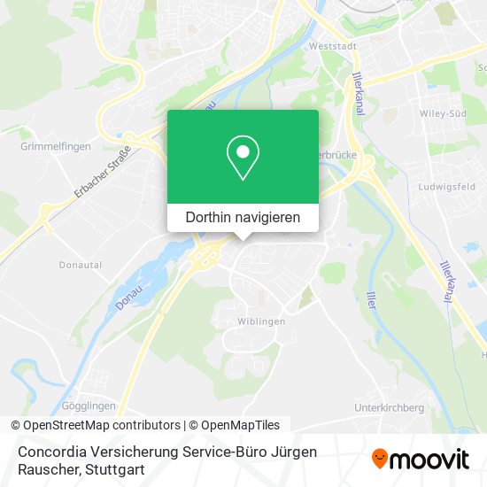 Concordia Versicherung Service-Büro Jürgen Rauscher Karte