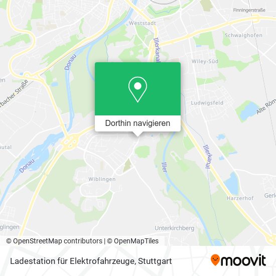 Ladestation für Elektrofahrzeuge Karte