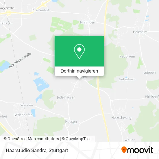 Haarstudio Sandra Karte