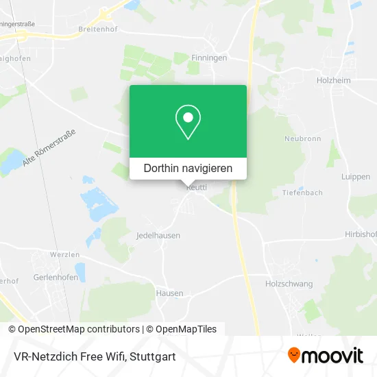 VR-Netzdich Free Wifi Karte