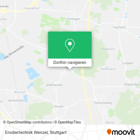 Erodiertechnik Wenzel Karte