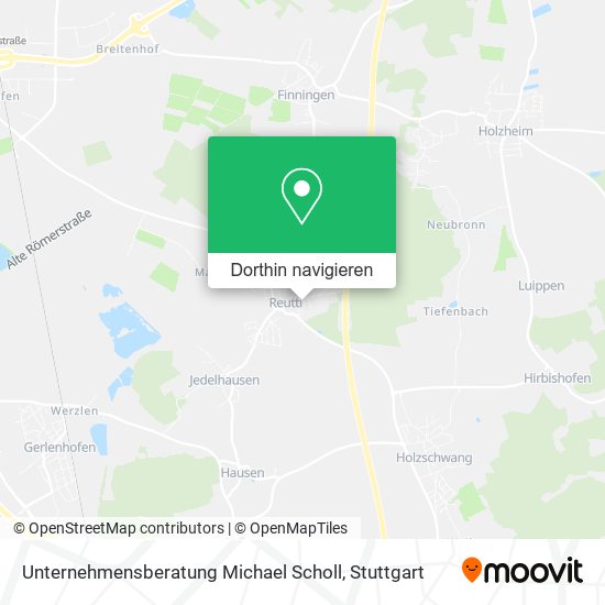 Unternehmensberatung Michael Scholl Karte