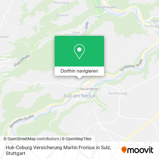 Huk-Coburg Versicherung Martin Fronius in Sulz Karte