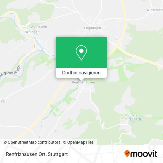 Renfrizhausen Ort Karte