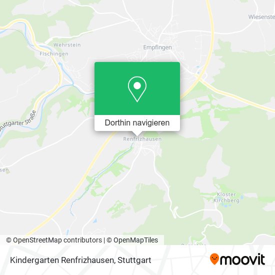 Kindergarten Renfrizhausen Karte