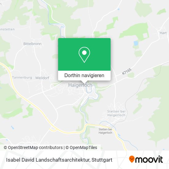 Isabel David Landschaftsarchitektur Karte