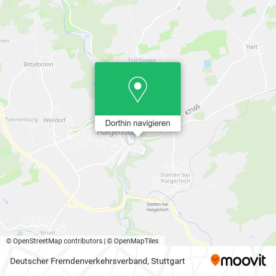 Deutscher Fremdenverkehrsverband Karte