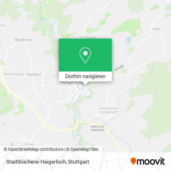 Stadtbücherei Haigerloch Karte