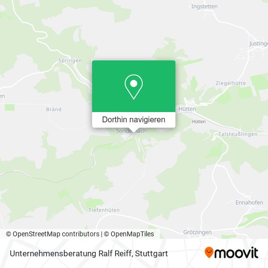 Unternehmensberatung Ralf Reiff Karte