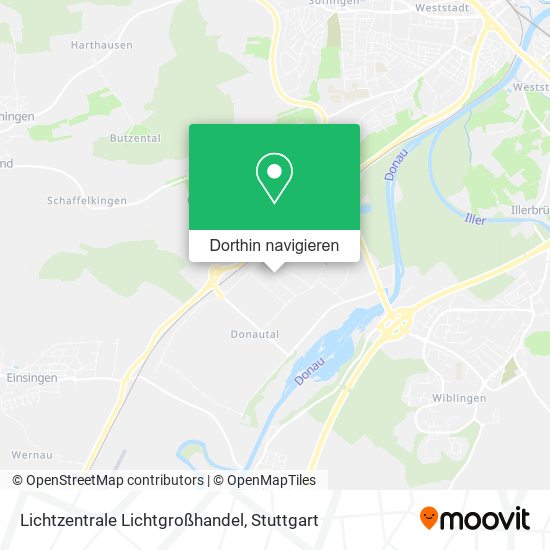 Lichtzentrale Lichtgroßhandel Karte
