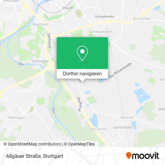 Allgäuer Straße Karte