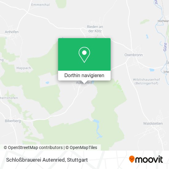 Schloßbrauerei Autenried Karte