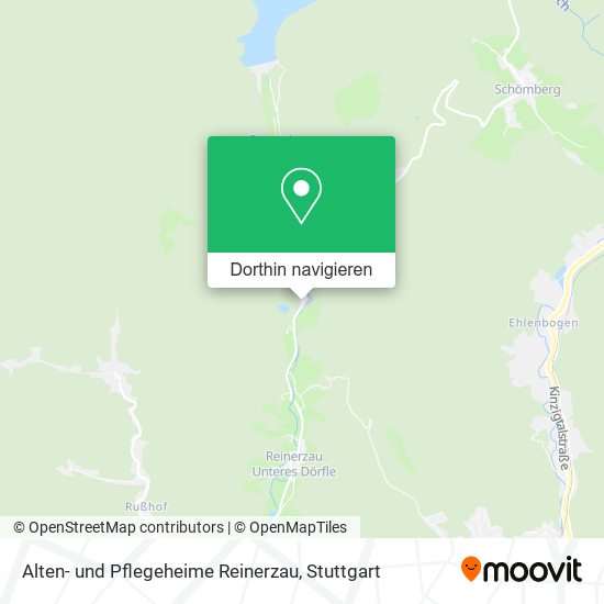 Alten- und Pflegeheime Reinerzau Karte