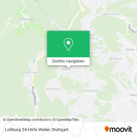Loßburg 24-Höfe Weiler Karte