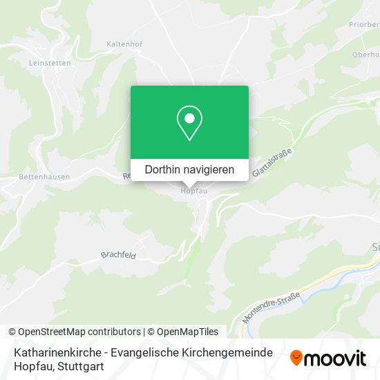 Katharinenkirche - Evangelische Kirchengemeinde Hopfau Karte