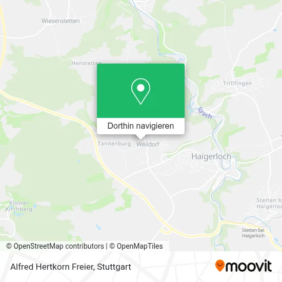 Alfred Hertkorn Freier Karte