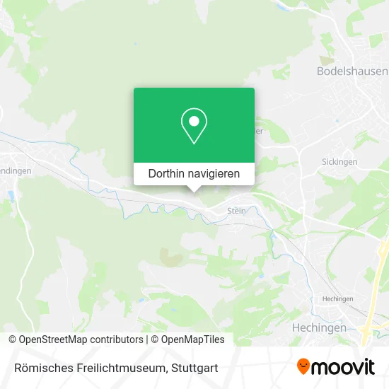 Römisches Freilichtmuseum Karte