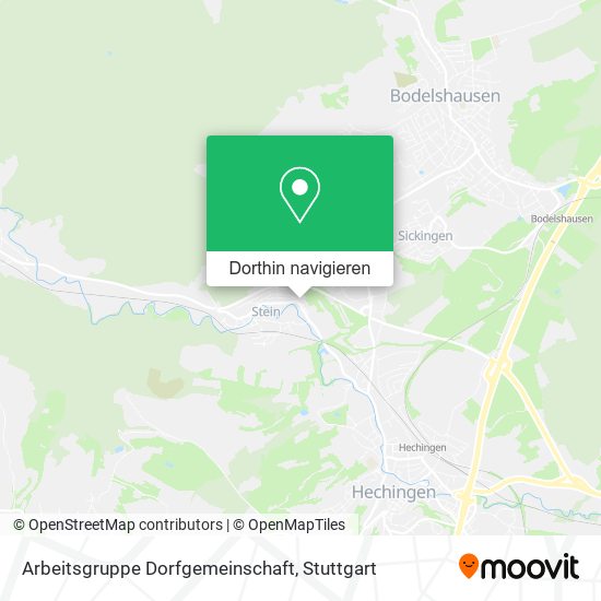 Arbeitsgruppe Dorfgemeinschaft Karte