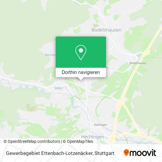 Gewerbegebiet Ettenbach-Lotzenäcker Karte