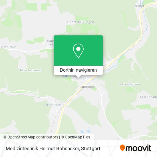 Medizintechnik Helmut Bohnacker Karte