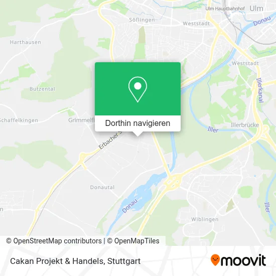 Cakan Projekt & Handels Karte