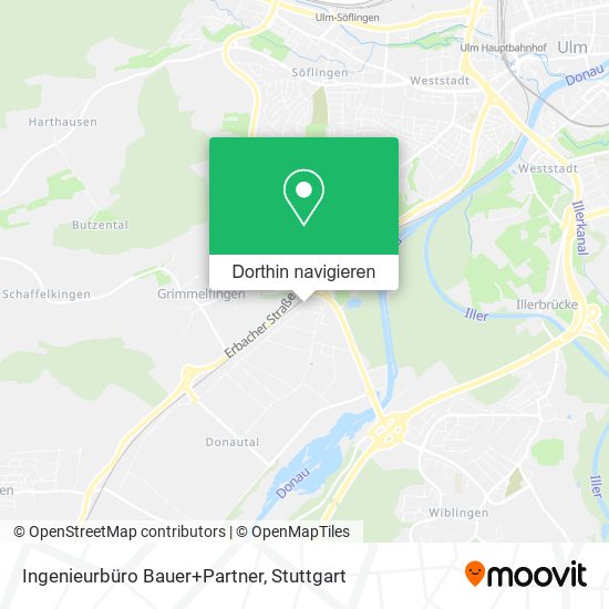Ingenieurbüro Bauer+Partner Karte