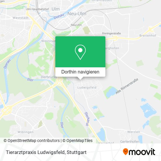 Tierarztpraxis Ludwigsfeld Karte